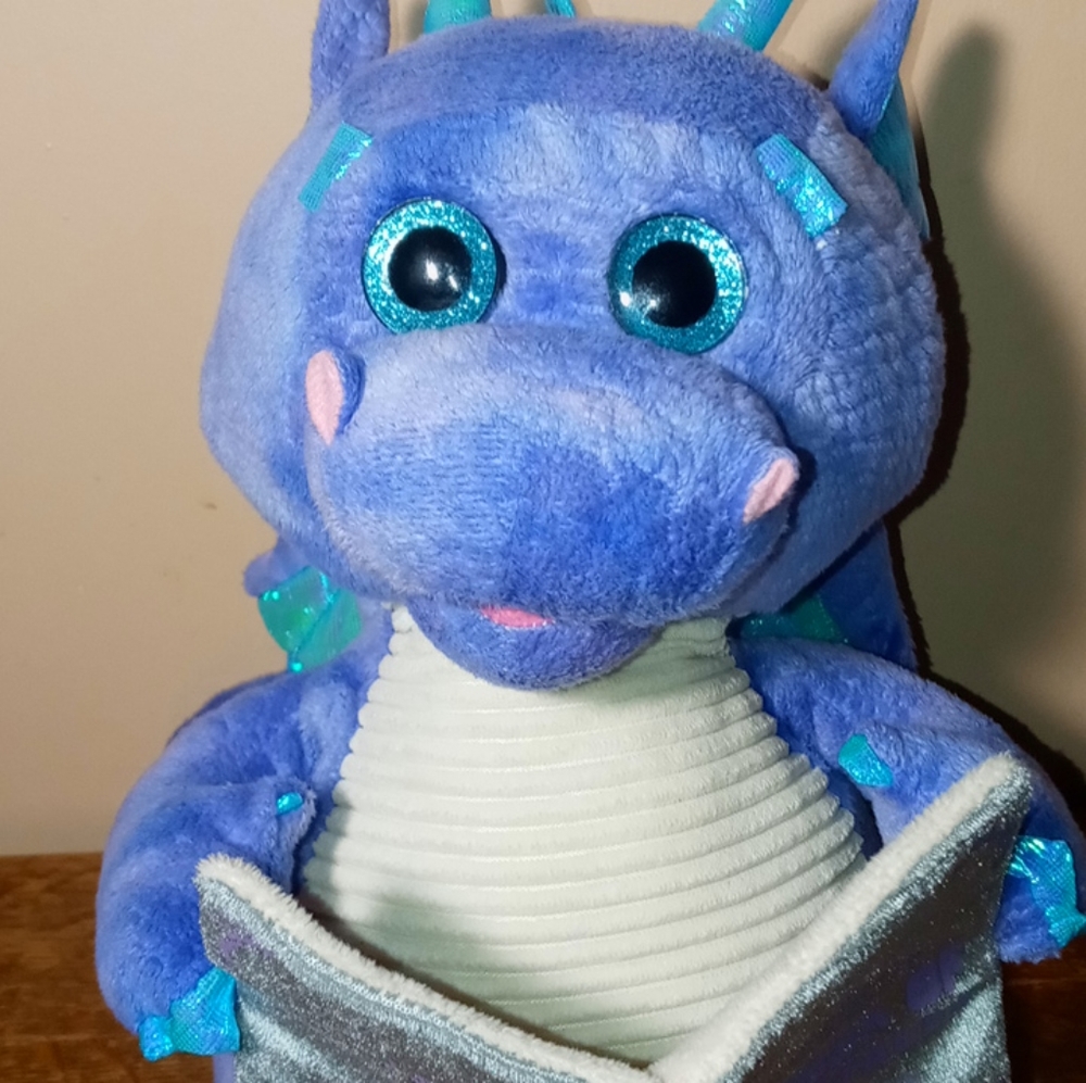 Cuddle Barn Duncan Bedtime Story Plush Dragon